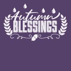 Autumn Blessings T-Shirt PURPLE