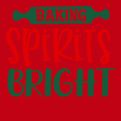 Baking Spirits Bright T-Shirt RED
