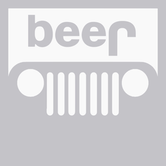 Beer Jeep Wrangler T-Shirt SILVER