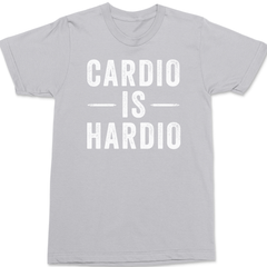 Cardio Is Hardio T-Shirt SILVER