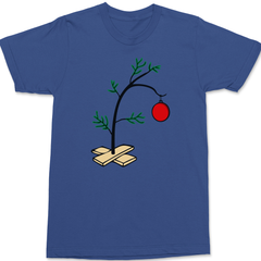 Charlie Brown Christmas Tree T-Shirt BLUE