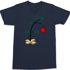 Charlie Brown Christmas Tree T-Shirt NAVY