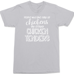 Chicken Tenders T-Shirt SILVER