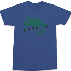 Comma Chameleon T-Shirt BLUE