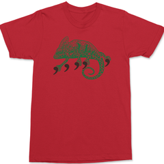 Comma Chameleon T-Shirt RED