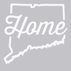 Connecticut Home T-Shirt SILVER