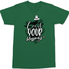 Count Your Blessings T-Shirt GREEN