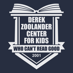 Derek Zoolander's School For Kids T-Shirt NAVY