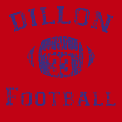 Dillon Panthers T-Shirt RED