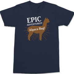 Epic Adventures Alpaca Bag T-Shirt Navy