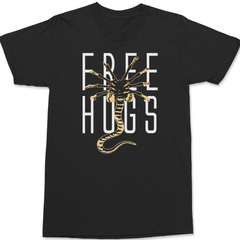 Face hugger Free Hugs T-Shirt BLACK