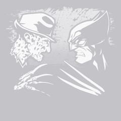 Freddy VS Wolverine T-Shirt SILVER