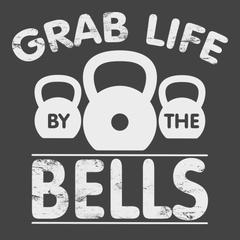 Grab Life By The Bells T-Shirt CHARCOAL