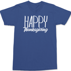 Happy Thankgiving T-Shirt BLUE