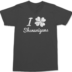 I Clover Shenanigans T-Shirt CHARCOAL