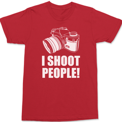 I Shoot People T-Shirt RED