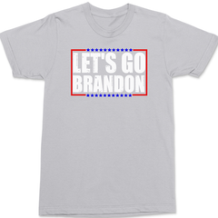 Lets Go Brandon T-Shirt SILVER