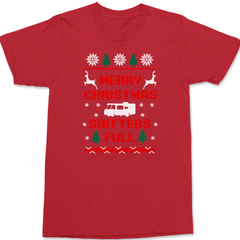 Merry Christmas Shitters Full T-Shirt RED
