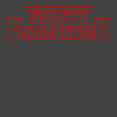 Mouth Breather T-Shirt CHARCOAL