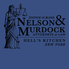 Nelson and Murdock Attorneys at Law T-Shirt BLUE