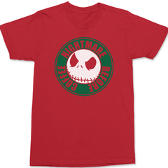 Nightmare Before Coffee T-Shirt RED