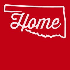Oklahoma Home T-Shirt RED