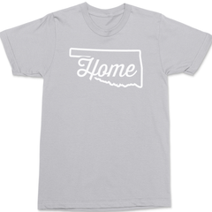 Oklahoma Home T-Shirt SILVER