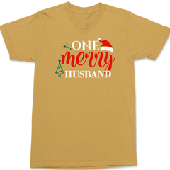 One Merry Husband T-Shirt GINGER