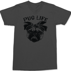 Pug Life T-Shirt CHARCOAL