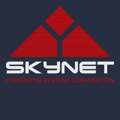Skynet Cyberdyne Systems T-Shirt NAVY