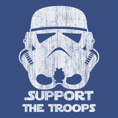 Storm Trooper Support The Troops T-Shirt BLUE