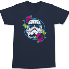Stormtrooper Day of The Dead T-Shirt NAVY
