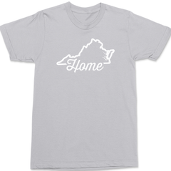 Virginia Home T-Shirt SILVER