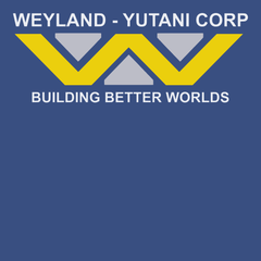 Weyland-Yutani Corporation T-Shirt BLUE