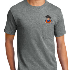 Casual Goku Pocket T-Shirt - Textual Tees