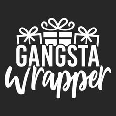Gangsta Wrapper Womens T-Shirt - Textual Tees