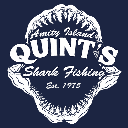Quint's Shark Fishing T-shirt Jaws Tees Animals - Best Sellers - Front Page  - – Textual Tees