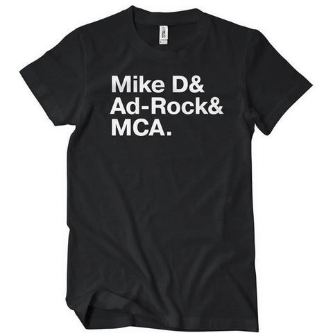 Beastie Boys Names T-Shirt - Textual Tees