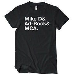 Beastie Boys Names T-Shirt - Textual Tees