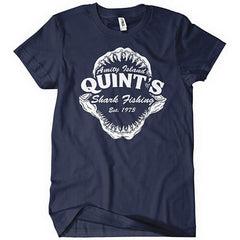 Quint's Shark Fishing T-Shirt Jaws - Textual Tees