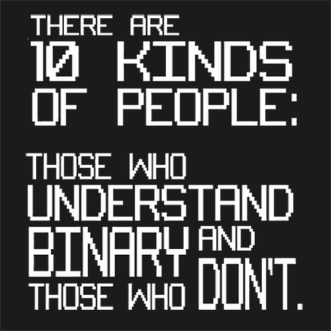There Are 10 Kinds Of People T-Shirt - Textual Tees