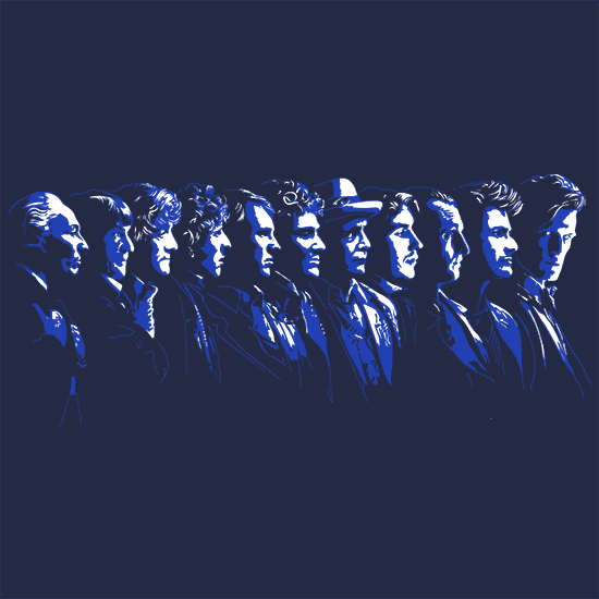 11 Doctors Doctor Who T-Shirt - Textual Tees