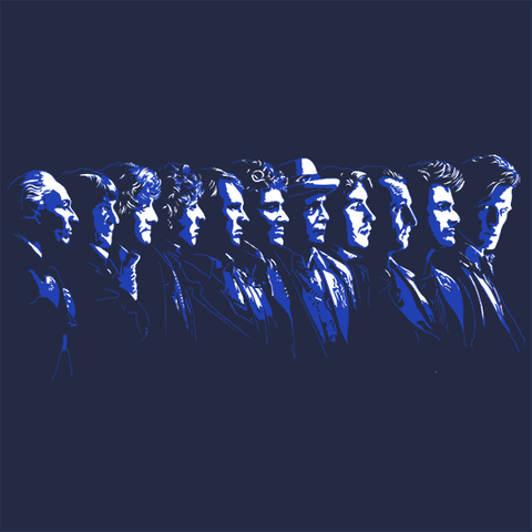 11 Doctors Doctor Who T-Shirt - Textual Tees