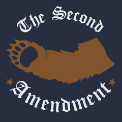2nd Amendment Right To Bear Arms T-Shirt Navy