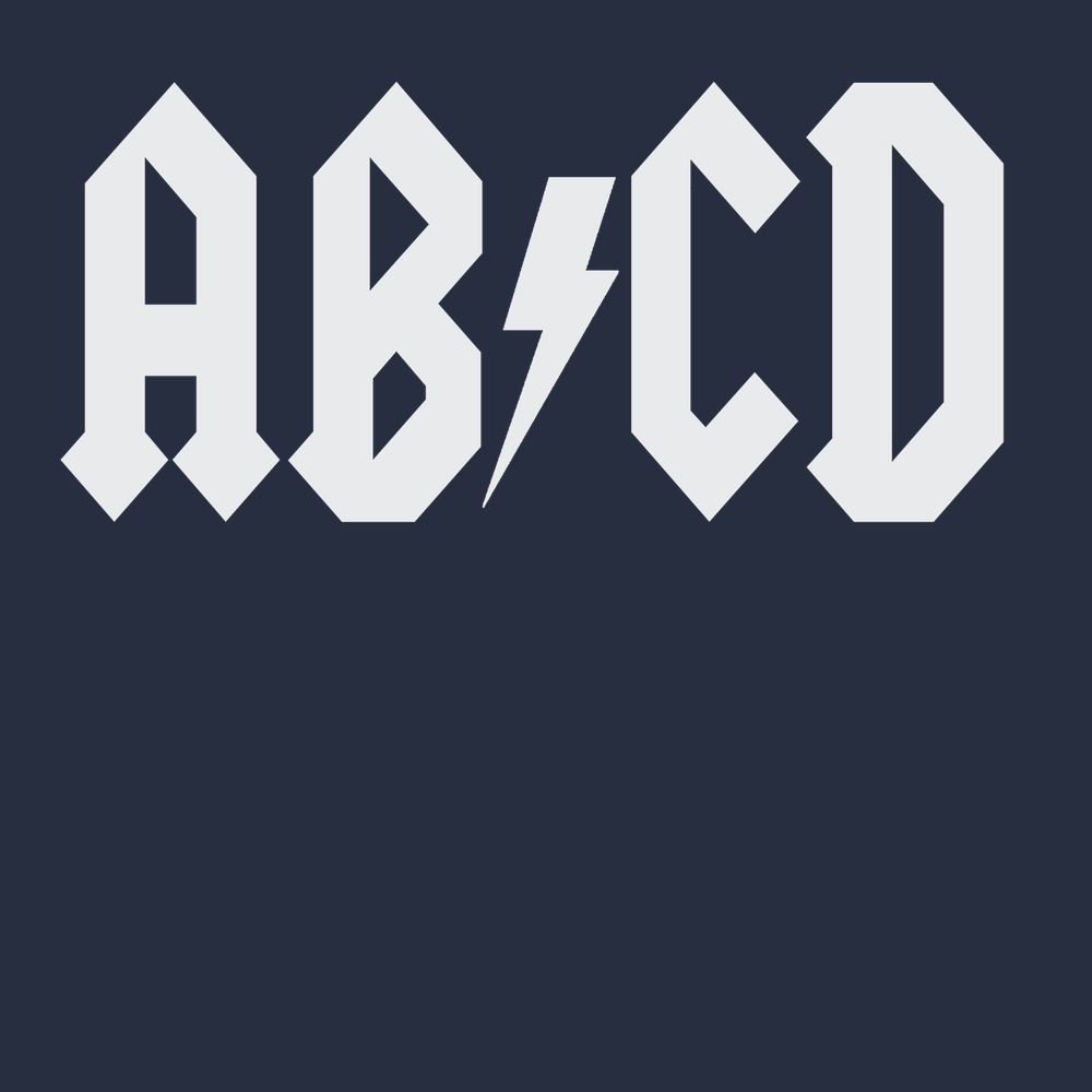 A B C D T-Shirt NAVY