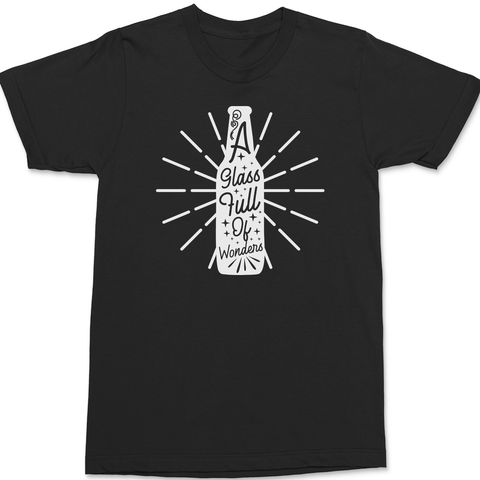 A Glass Full of Wonders T-Shirt BLACK