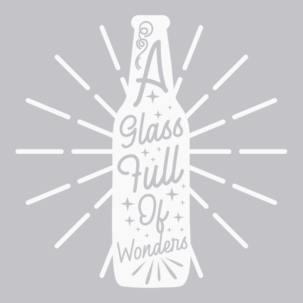 A Glass Full of Wonders T-Shirt SILVER