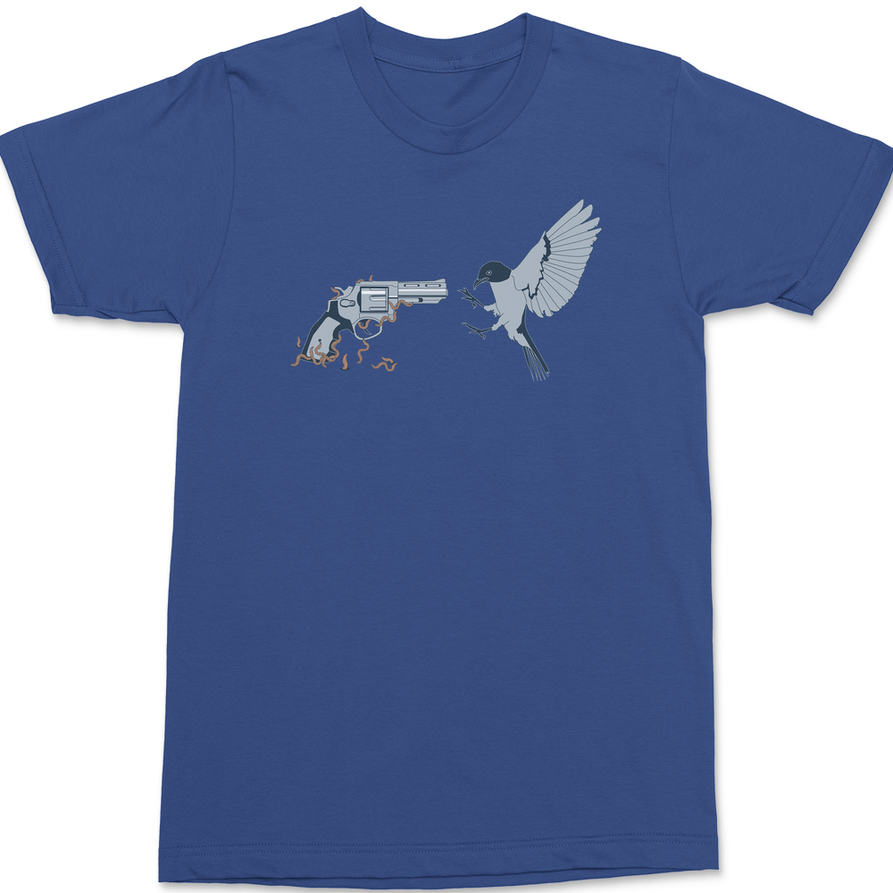 A Wormy Revenge T-Shirt BLUE