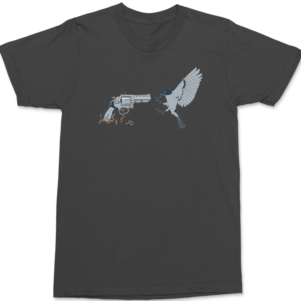 A Wormy Revenge T-Shirt CHARCOAL