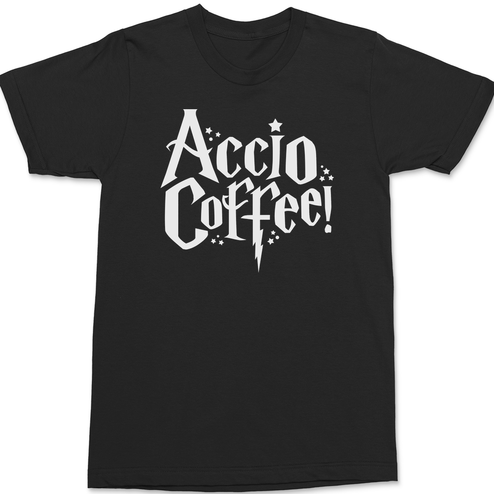 Accio Coffee T-Shirt BLACK